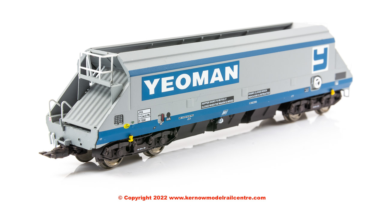 2F-050-103 Dapol O&K JHA Hopper middle Wagon number 19349 in Foster Yeoman early livery